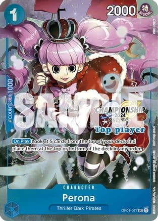 Perona (Championship 2024 Top Player Pack) — One Piece Promotion Cards