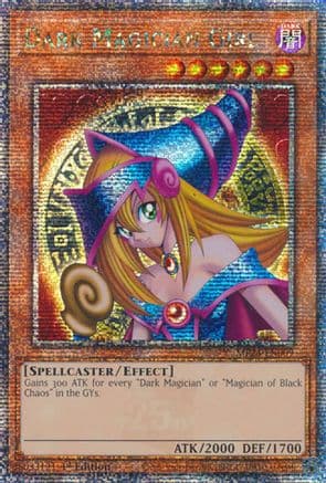 Dark Magician Girl (Quarter Century Secret Rare) — Yu-Gi-Oh! card