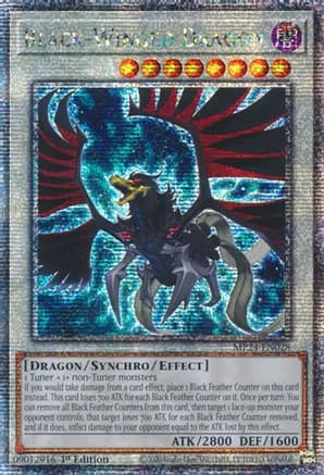 Black-Winged Dragon (Quarter Century Secret Rare) — 25th Anniversary Tin: Dueling Mirrors