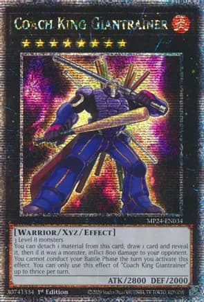 Coach King Giantrainer (Quarter Century Secret Rare) — 25th Anniversary Tin: Dueling Mirrors