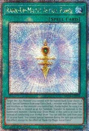 Rank-Up-Magic Astral Force (Quarter Century Secret Rare) — 25th Anniversary Tin: Dueling Mirrors