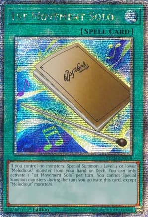 1st Movement Solo (Quarter Century Secret Rare) — 25th Anniversary Tin: Dueling Mirrors