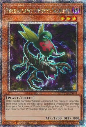 Predaplant Ophrys Scorpio (Quarter Century Secret Rare) — 25th Anniversary Tin: Dueling Mirrors