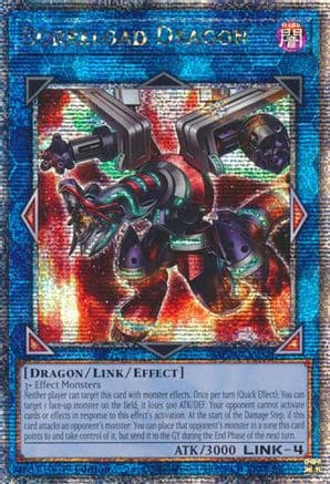 Borreload Dragon (Alternate Art) (Quarter Century Secret Rare) — 25th Anniversary Tin: Dueling Mirrors