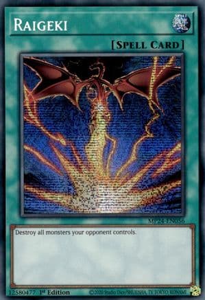 Raigeki (Alternate Art) — 25th Anniversary Tin: Dueling Mirrors