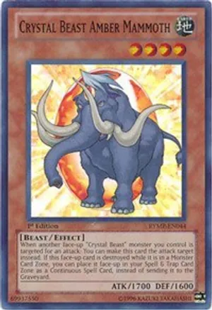 Crystal Beast Amber Mammoth — Ra Yellow Mega Pack