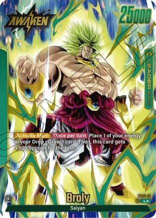 Broly - FS03-01 (Gold) — Fusion World Promotion Cards and Packs