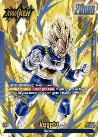 Vegeta - FS02-01 (Gold) — Fusion World Promotion Cards and Packs