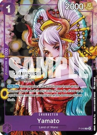 Yamato (CS 2024 Event Pack Finalist) — One Piece Promotion Cards