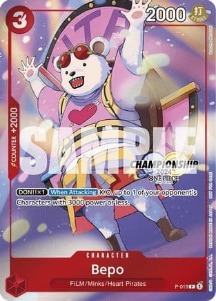 Bepo (CS 2024 Celebration Pack) — One Piece Promotion Cards