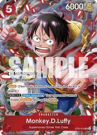 Monkey.D.Luffy (CS 2024 Celebration Pack) — One Piece Promotion Cards