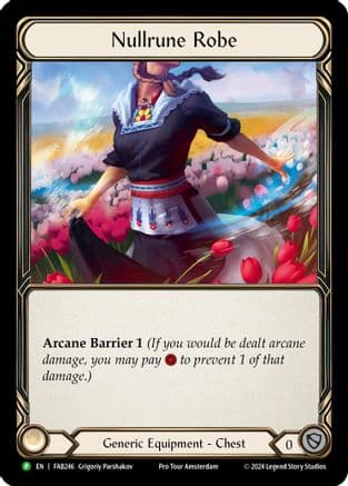 Nullrune Robe - FAB246 — Flesh and Blood: Promo Cards