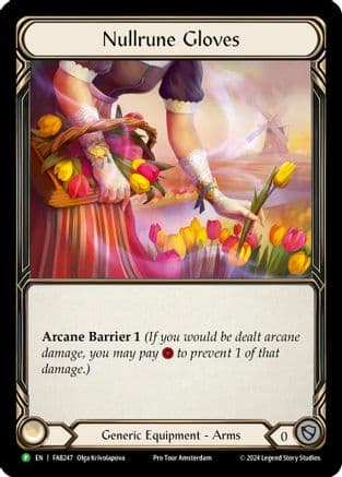 Nullrune Gloves - FAB247 — Flesh and Blood: Promo Cards