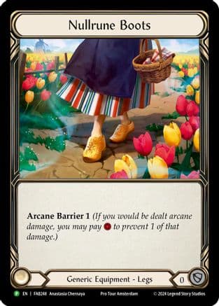 Nullrune Boots - FAB248 — Flesh and Blood: Promo Cards