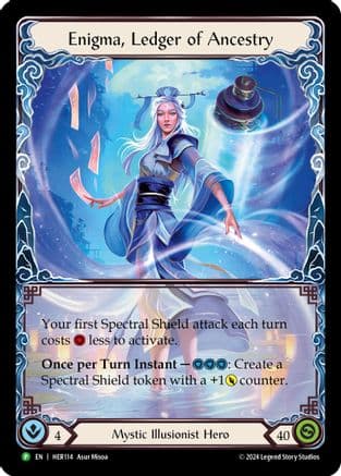 Enigma, Ledger of Ancestry - HER114 — Flesh and Blood: Promo Cards