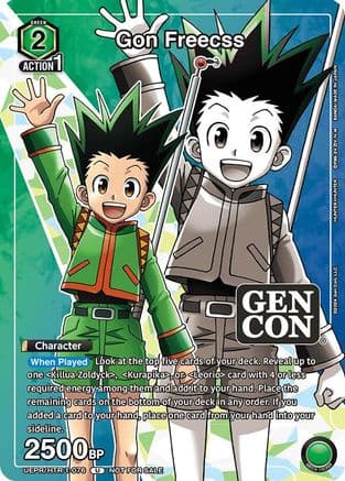 Gon Freecss (Gen Con 2024 Promo) — Union Arena Promotion Cards