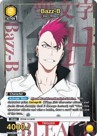 Bazz-B (011) (R*) — UE01BT: BLEACH: Thousand-Year Blood War Union Arena card by BANDAI