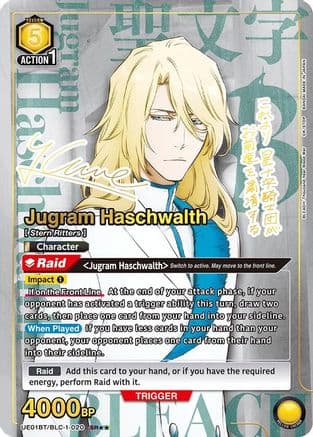 Jugram Haschwalth (020) (SR**) — Union Arena card