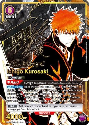 Ichigo Kurosaki (041) (SR**) — UE01BT: BLEACH: Thousand-Year Blood War