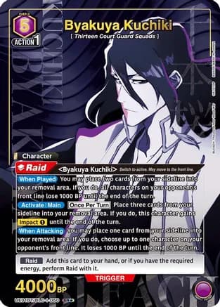 Byakuya Kuchiki (050) (SR*) — UE01BT: BLEACH: Thousand-Year Blood War