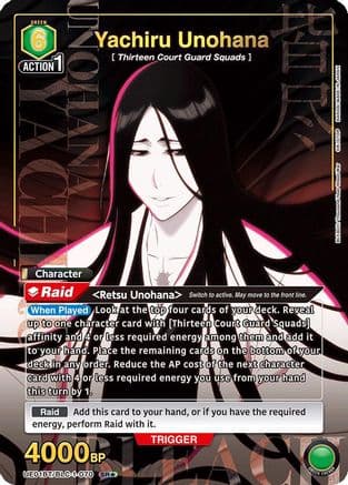 Yachiru Unohana (070) (SR*) — UE01BT: BLEACH: Thousand-Year Blood War