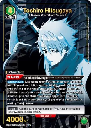 Toshiro Hitsugaya (085) (SR*) — UE01BT: BLEACH: Thousand-Year Blood War