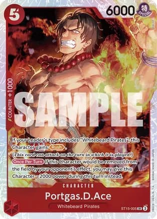 Portgas.D.Ace — One Piece Card Game card