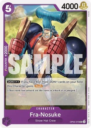 Fra-Nosuke — Starter Deck 18: PURPLE Monkey.D.Luffy One Piece Card Game card by KISUKE