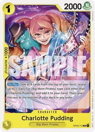 Charlotte Pudding (OP03-112) — One Piece Card Game card