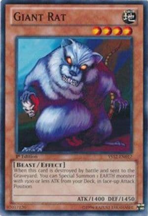 Giant Rat — Starter Deck: Xyz Symphony Yu-Gi-Oh! card by KAZUKI TAKAHASHI