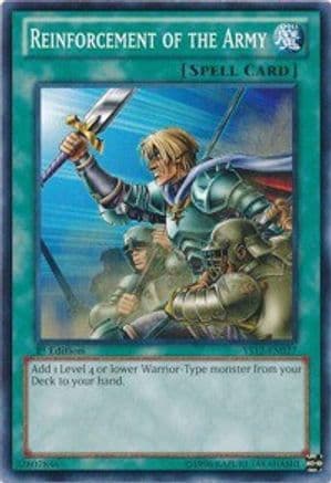 Reinforcement of the Army — Starter Deck: Xyz Symphony Yu-Gi-Oh! card by Akira Toriyama
