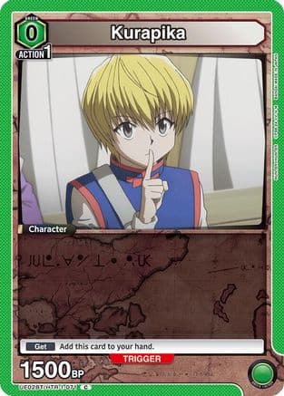 Kurapika (071) — UE02BT: HUNTER X HUNTER Union Arena card by BANDAI