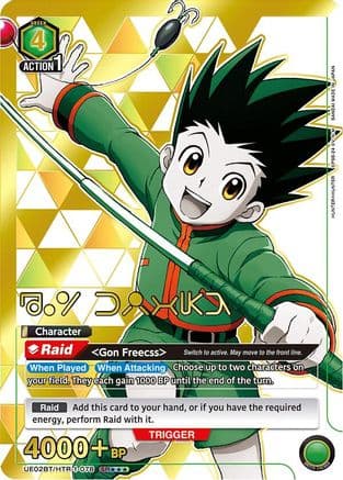 Gon Freecss (078) (SR***) — UE02BT: HUNTER X HUNTER