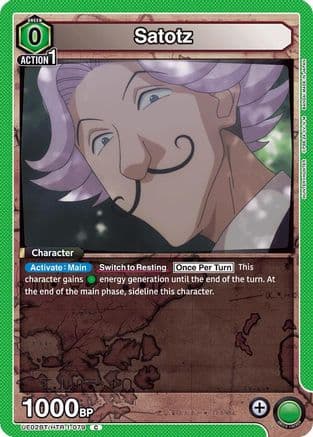 Satotz — UE02BT: HUNTER X HUNTER Union Arena card by BANDAI