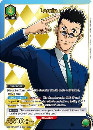 Leorio (092) (SR*) — UE02BT: HUNTER X HUNTER
