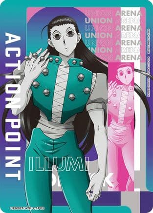 Action Point Card (AP05) (Illumi) — UE02BT: HUNTER X HUNTER