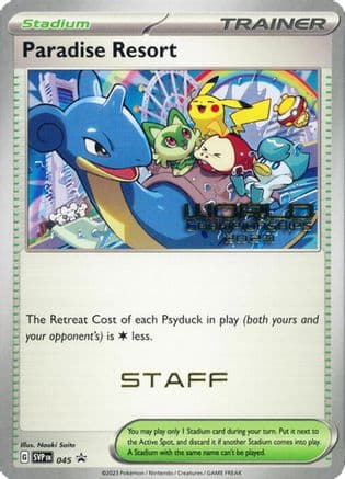 Paradise Resort - 045 (World Championships 2023) [Staff] — SV: Scarlet & Violet Promo Cards