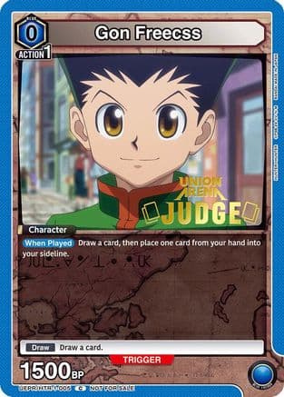 Gon Freecss (005) (Judge Pack) — Union Arena Promotion Cards