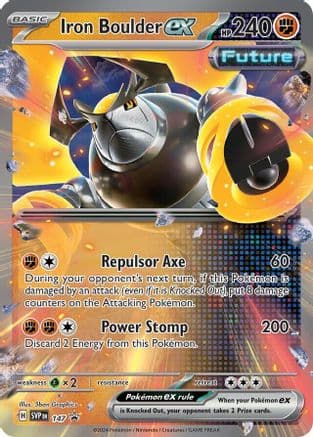 Iron Boulder ex - 147 — SV: Scarlet & Violet Promo Cards Pokémon TCG card by Sbon Graphics