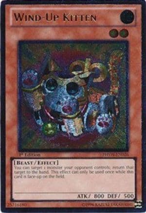 Wind-Up Kitten (UTR) — Photon Shockwave Yu-Gi-Oh! card by KAZUKI TAKAHASHI