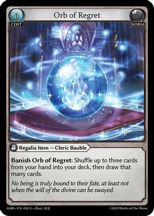 Orb of Regret — Mortal Ambition