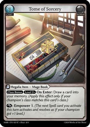 Tome of Sorcery — Mortal Ambition