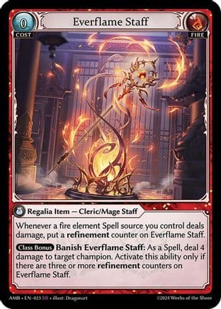 Everflame Staff — Mortal Ambition