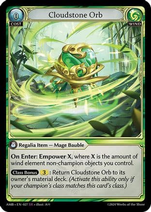 Cloudstone Orb — Mortal Ambition