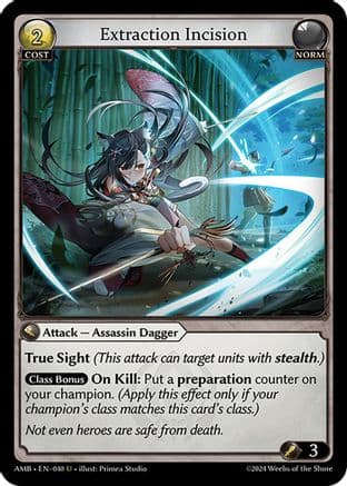 Extraction Incision — Mortal Ambition