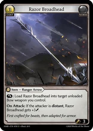Razor Broadhead — Mortal Ambition
