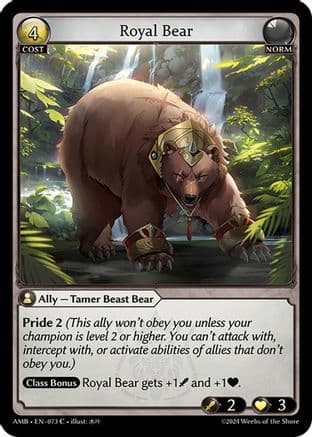 Royal Bear — Mortal Ambition