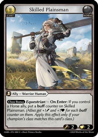 Skilled Plainsman — Mortal Ambition