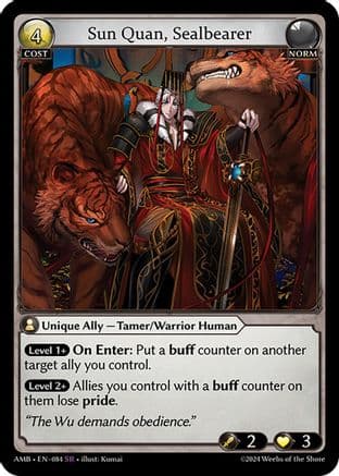 Sun Quan, Sealbearer — Mortal Ambition