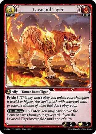 Lavasoul Tiger — Mortal Ambition